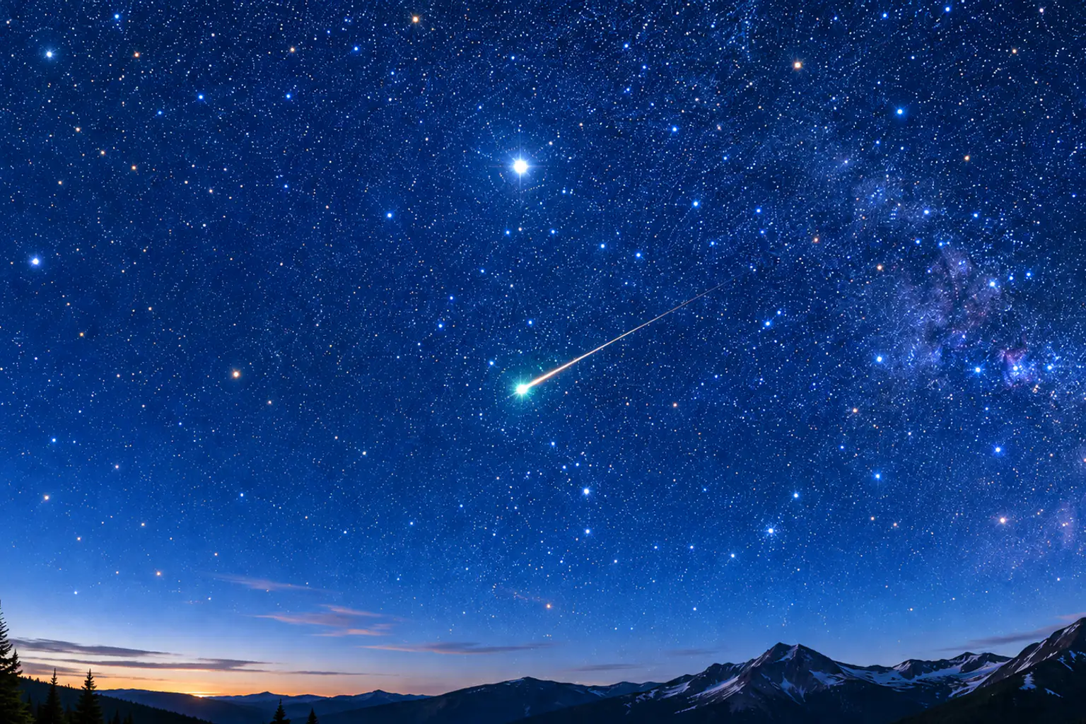 ぎょしゃ座流星群のイメージ